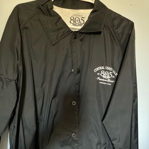 805 black windbreaker